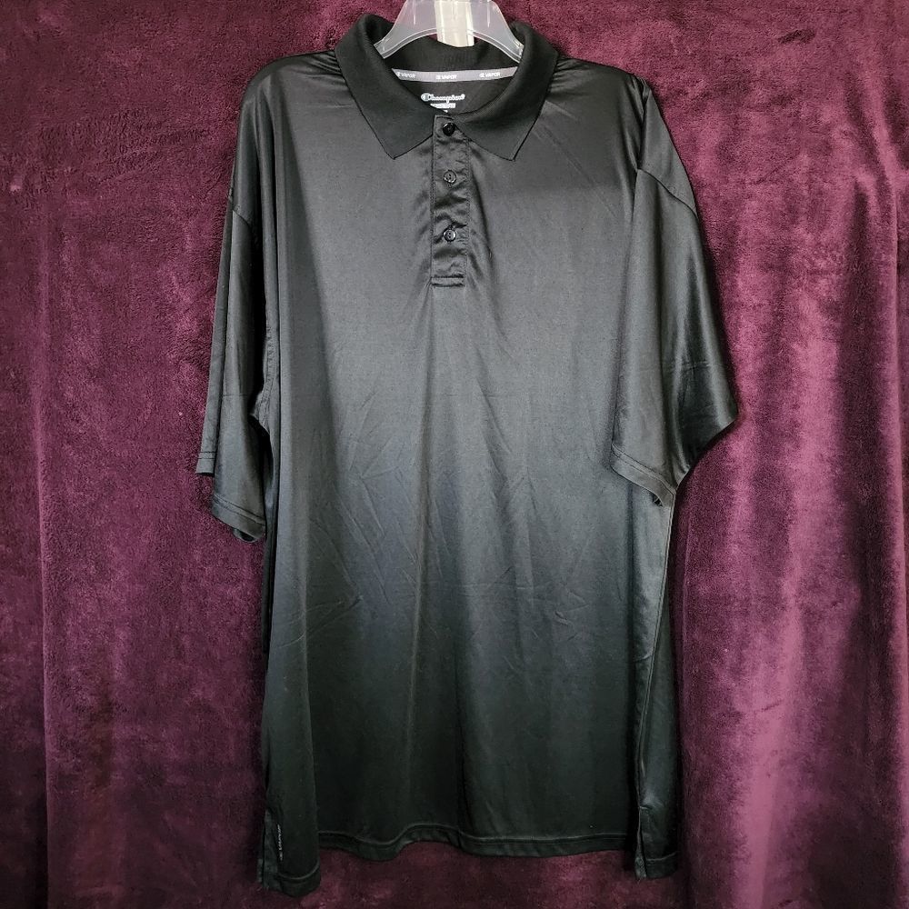 Champion Mens Powertrain Solid Polo Shirt